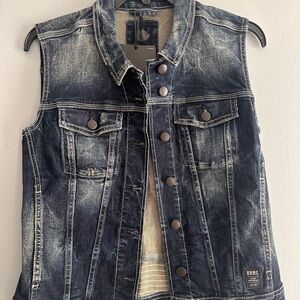 Harley-Davidson Blue Denim Vest